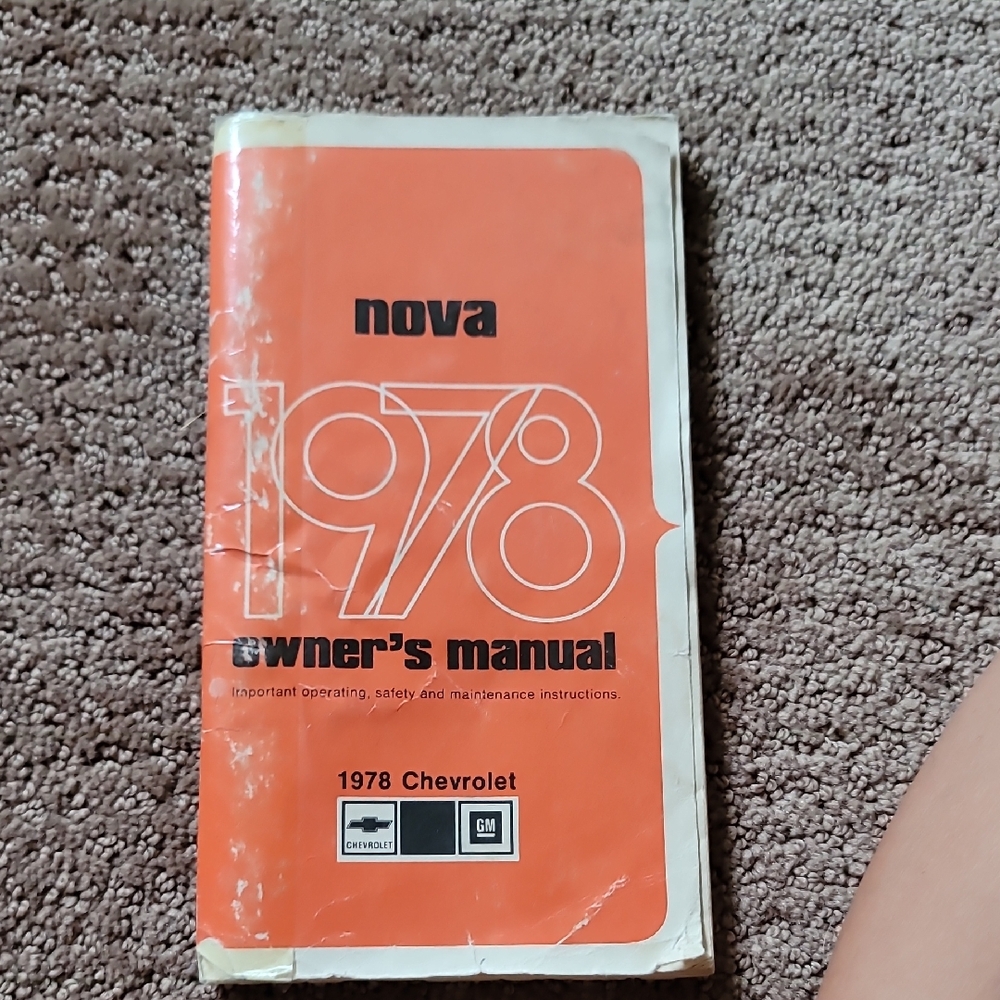 1978 Chevrolet Nova Owner's Manual